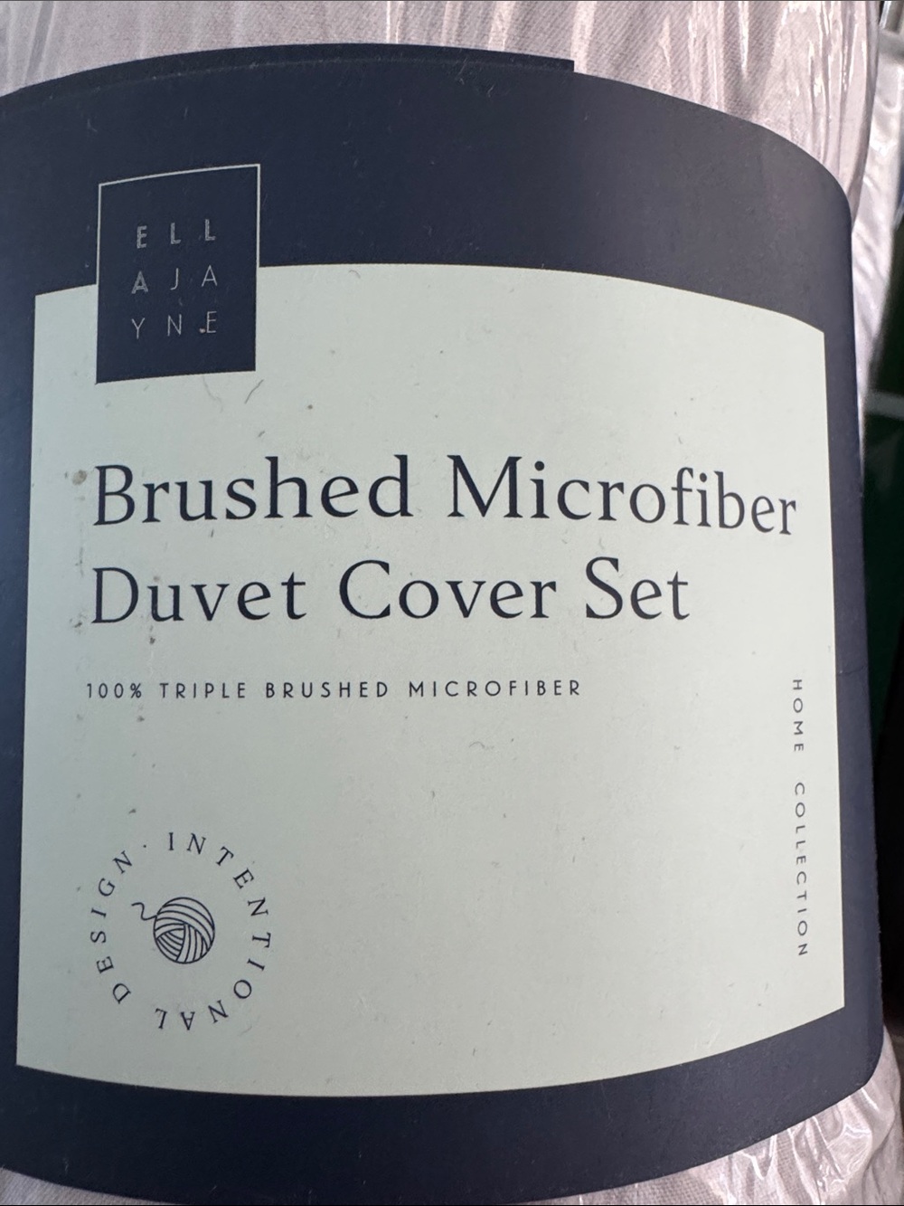 Ella Jayne Microfiber Duvet Cover Set silver
